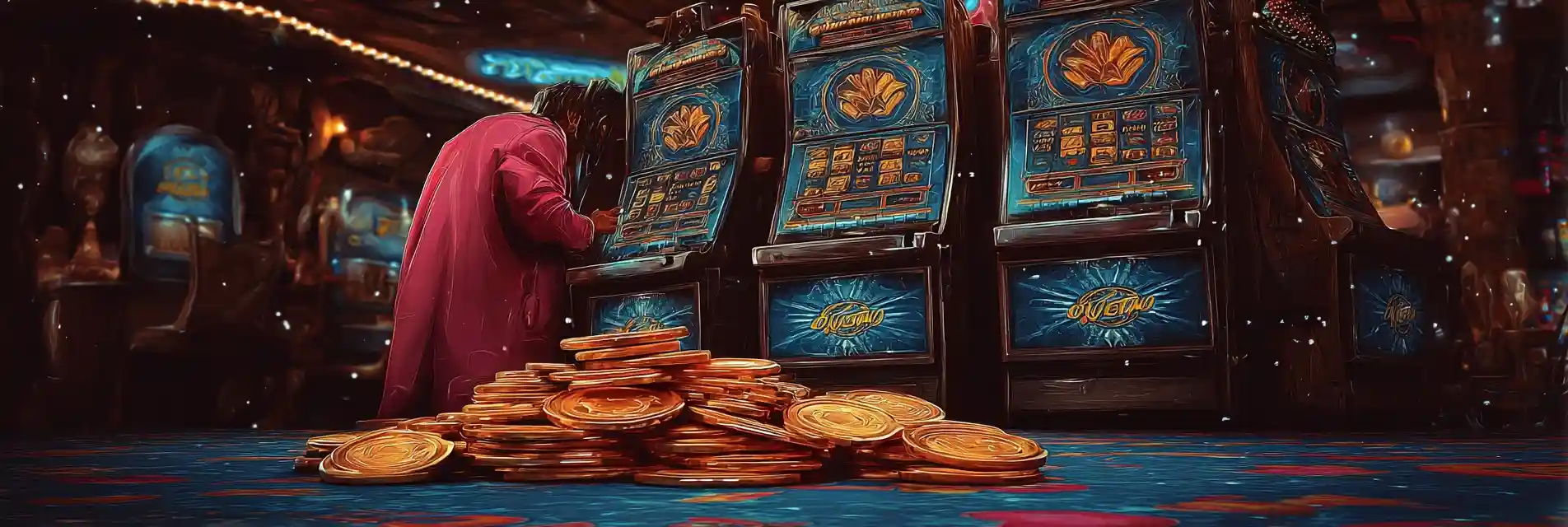 A Cleopatra-themed penny slot machine